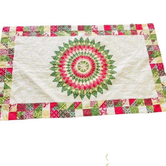 Quilted Pillow Shams Covers Set Southwestern Country Pattern King Size u - Picture 2 of 4